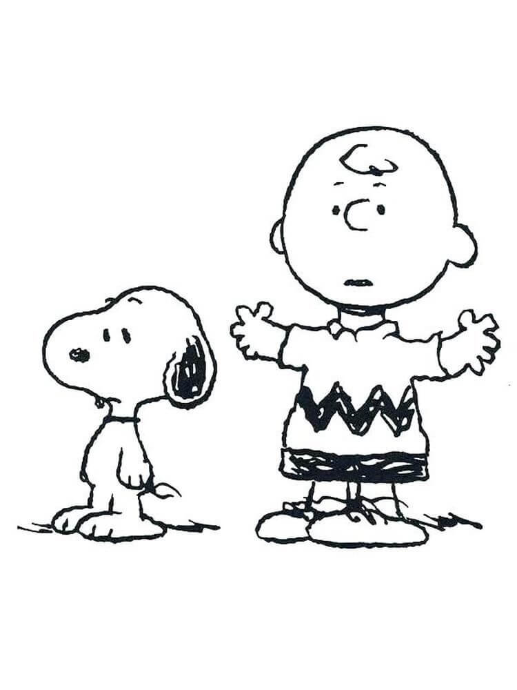 Snoopy and Charlie Brown