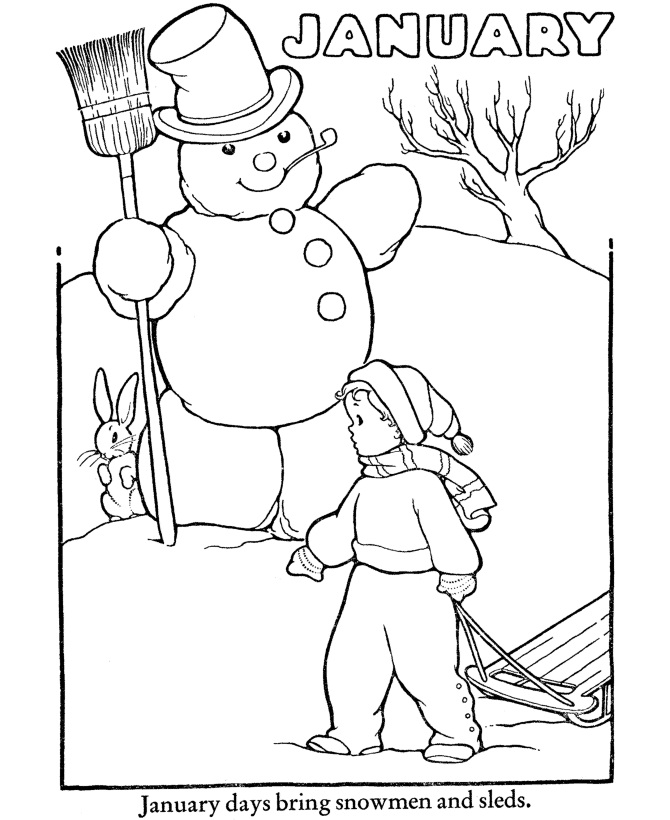 Snowman January