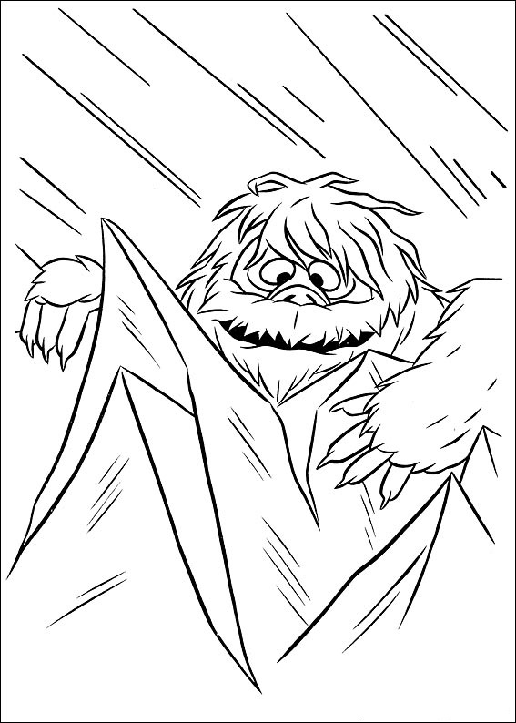 Snowmonster 1 Coloring Game Snowmonster 1
