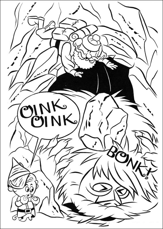 Snowmonster with Yukon Cornelius Coloring Game Snowmonster with Yukon Cornelius