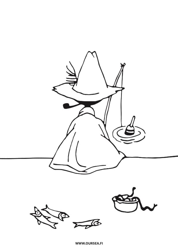 Snufkin is Fishing
