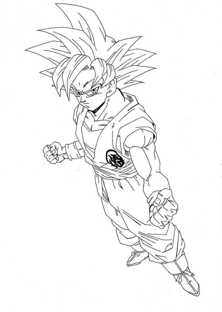 Son Goku Looks Angry