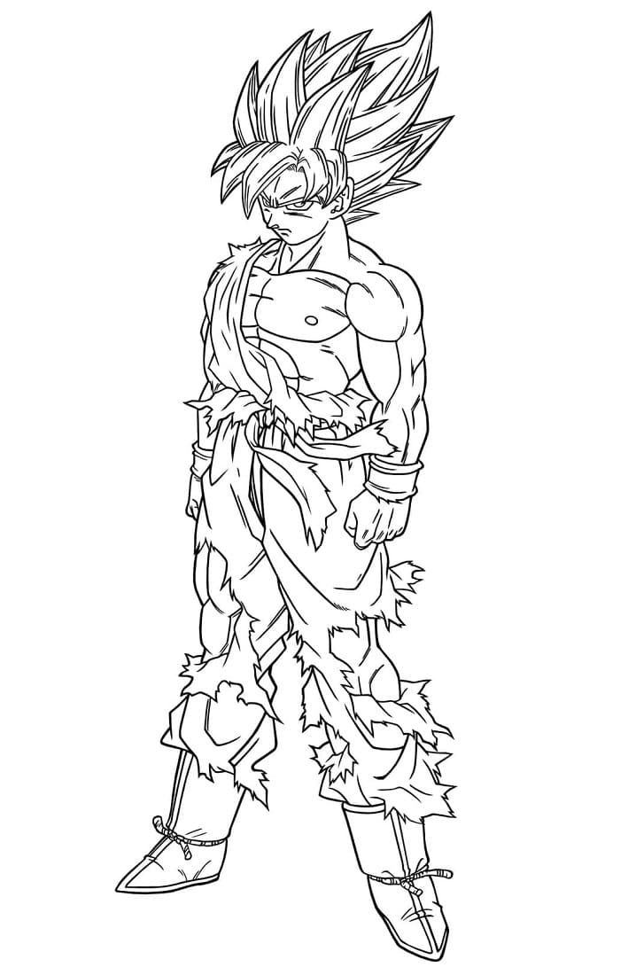 Son Goku Printable