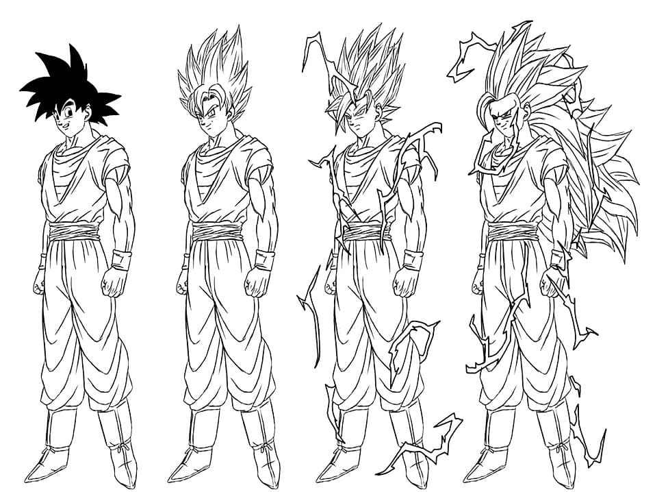 Son Goku’s Forms