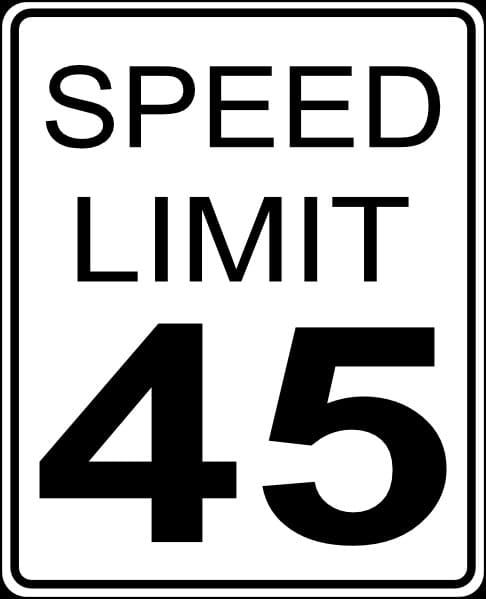 Speed Limit Sign