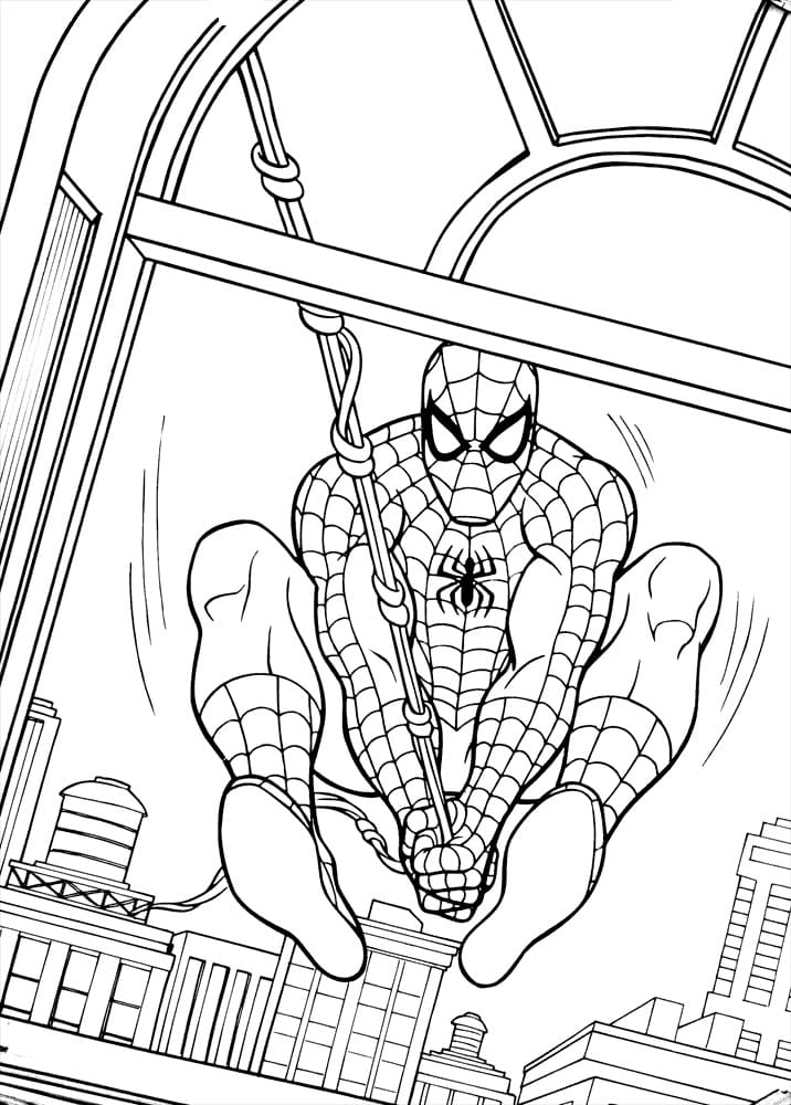 Spiderman 12 Coloring Game Spiderman 12