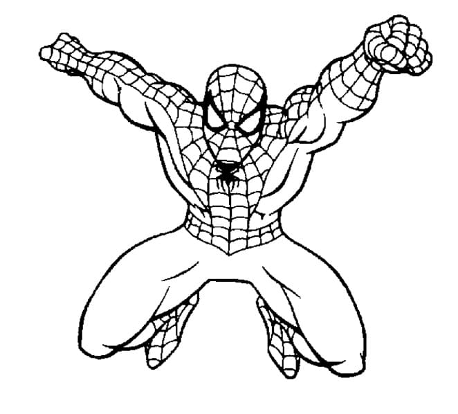 Spiderman Attacks Coloring Game Spiderman Attacks