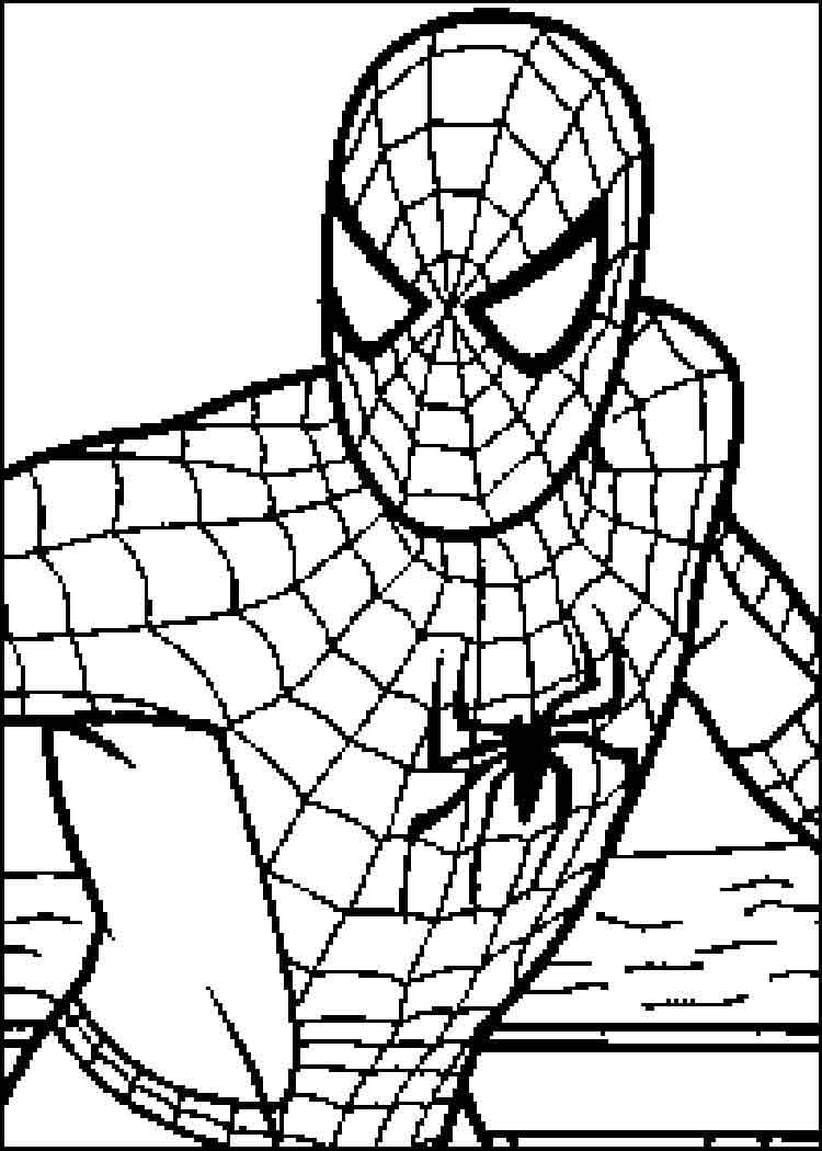 Spiderman Printable Coloring Game Spiderman Printable