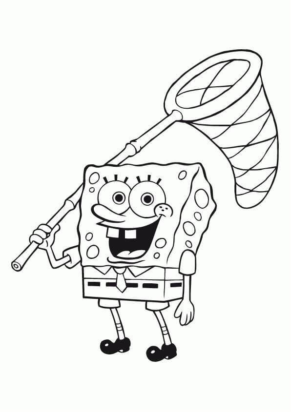SpongeBob and Net Coloring Game SpongeBob and Net