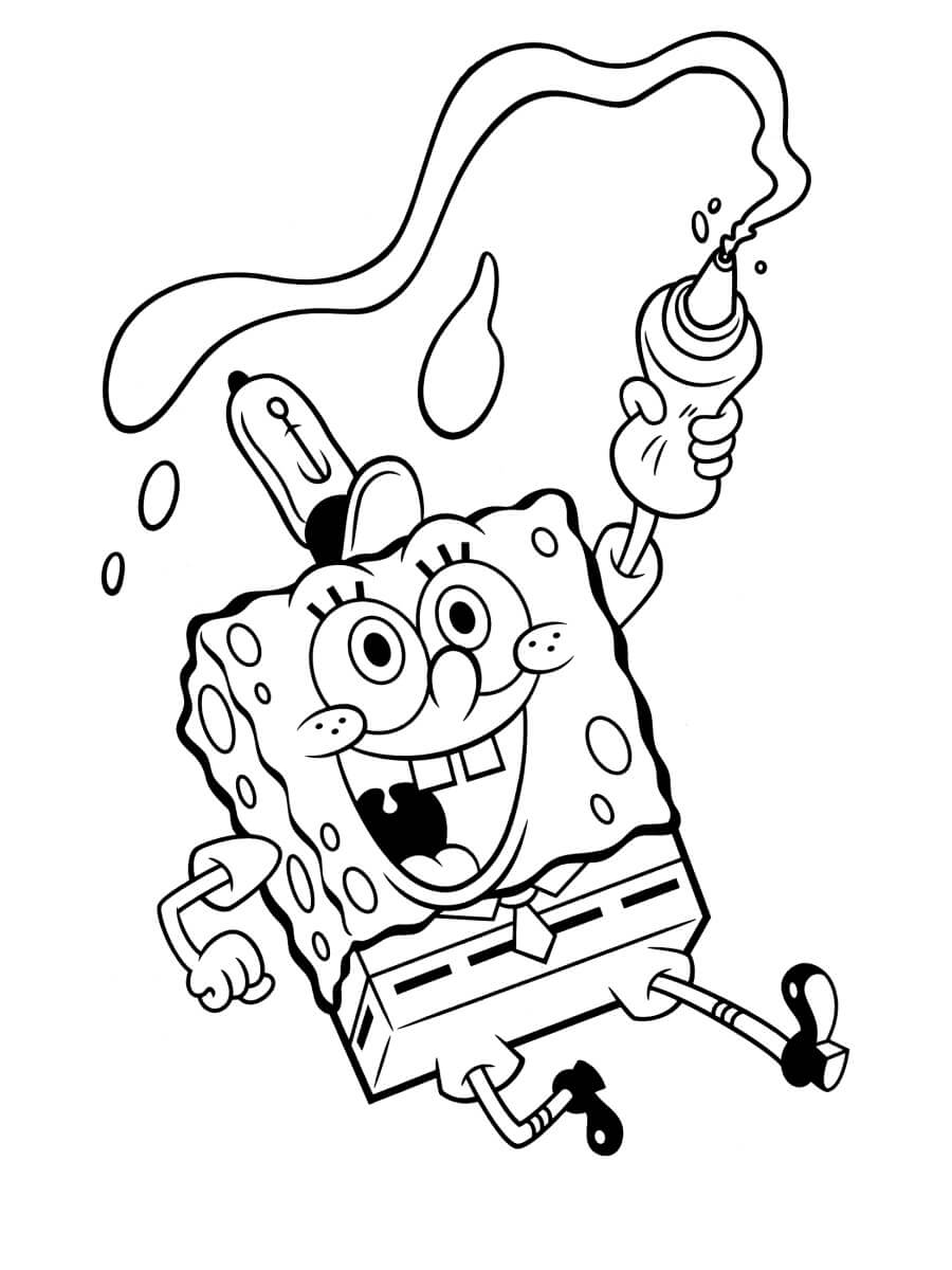 SpongeBob and Sauce Coloring Game SpongeBob and Sauce