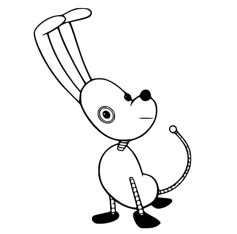 Spot from Rolie Polie Olie Coloring Game Spot from Rolie Polie Olie