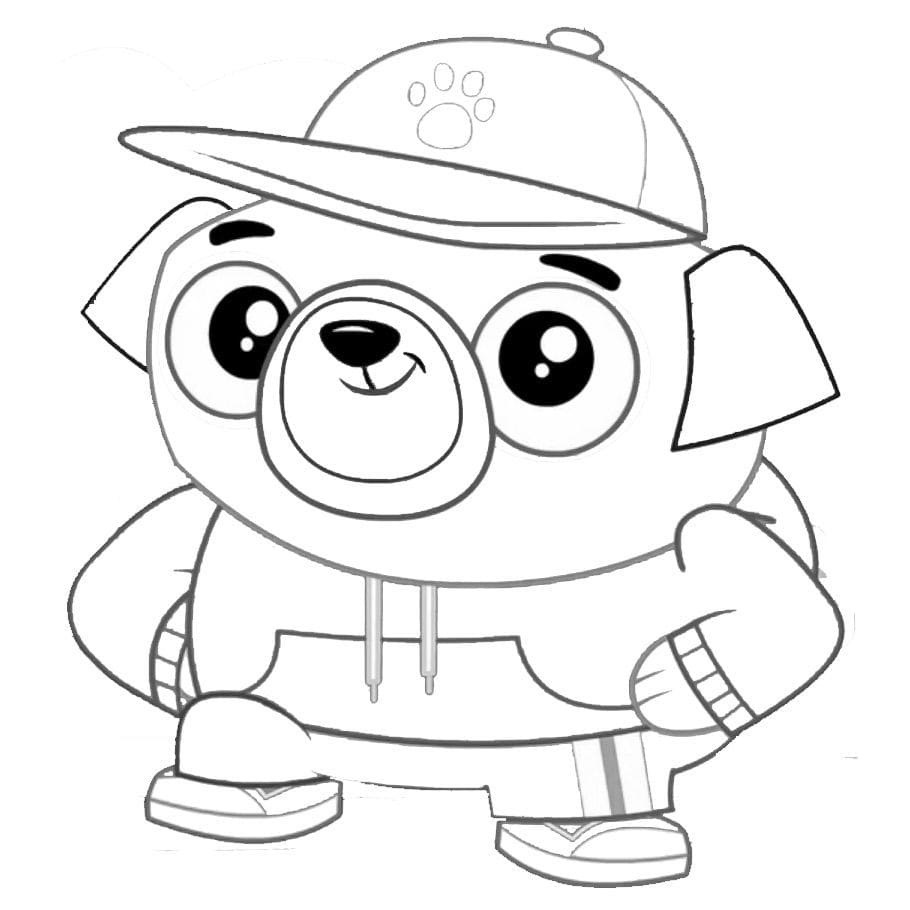 Spud Pug Coloring Game Spud Pug