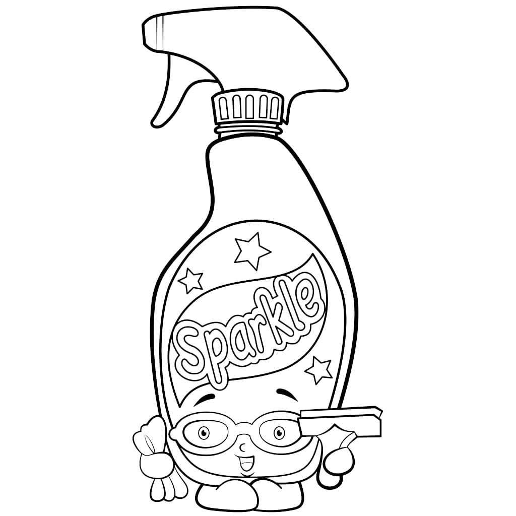 Squeaky Clean Shopkins Coloring Game Squeaky Clean Shopkins