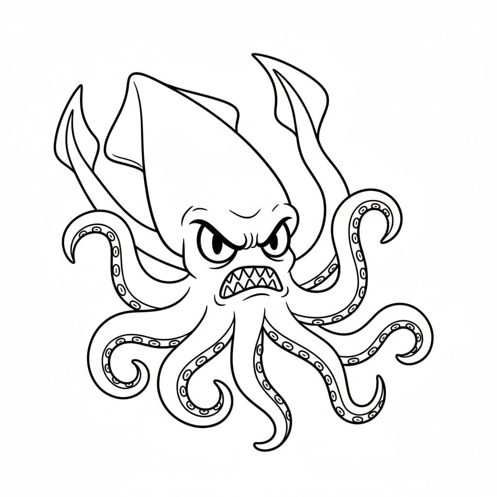 Squid Free Printable