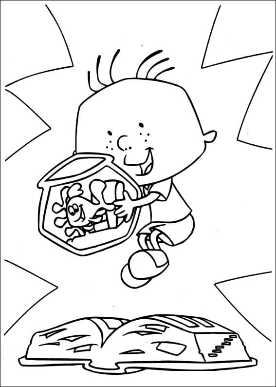 Stanley and Book Coloring Game Stanley and Book