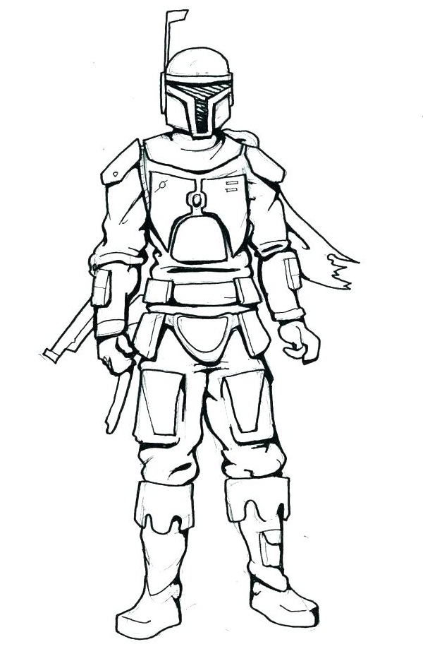 Star Wars Boba Fett 1 Coloring Game Star Wars Boba Fett 1
