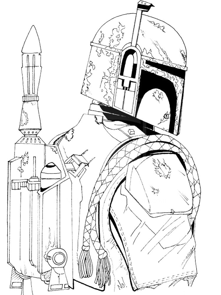 Star Wars Boba Fett 2 Coloring Game Star Wars Boba Fett 2