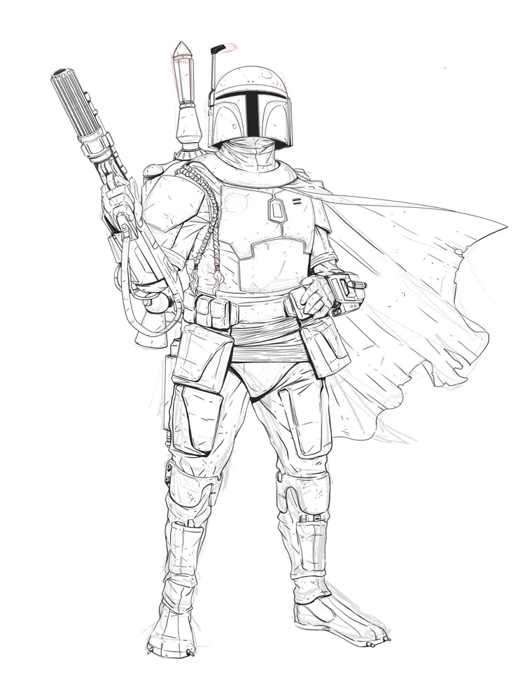Star Wars Boba Fett 3 Coloring Game Star Wars Boba Fett 3
