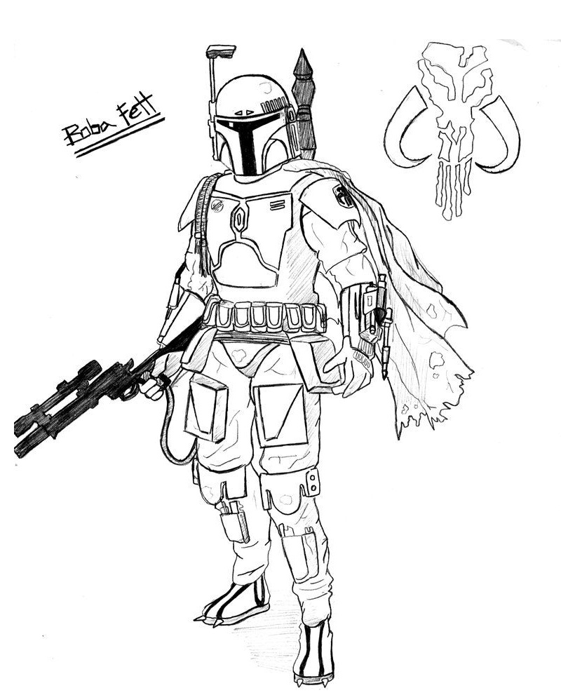 Star Wars Boba Fett Coloring Game Star Wars Boba Fett