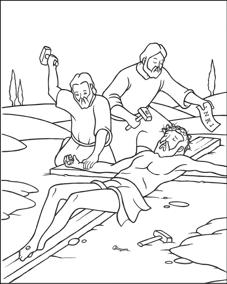 Stations of the Cross Coloring - Play Free Coloring Game Online