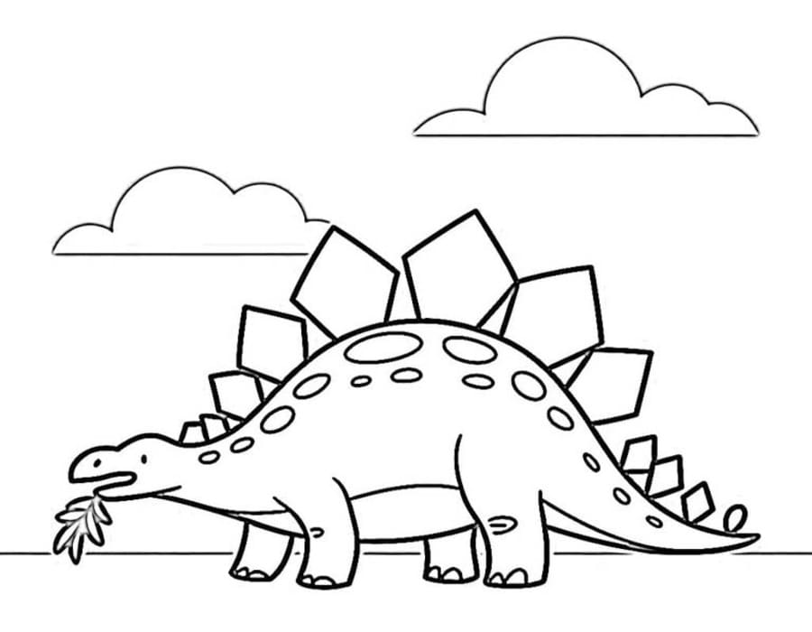 Stegosaurus Free Printable