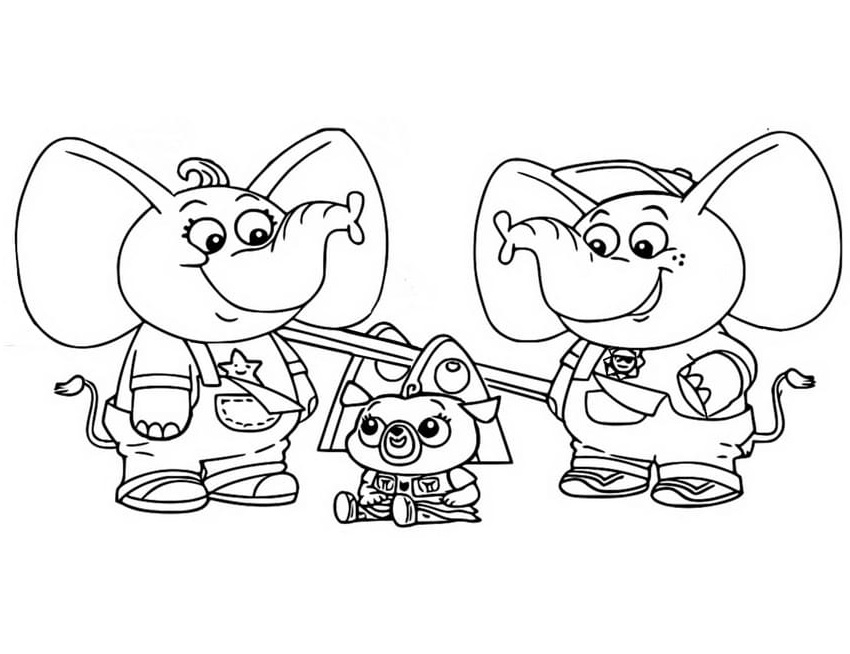 Stomp and Stamp Fant Coloring Game Stomp and Stamp Fant