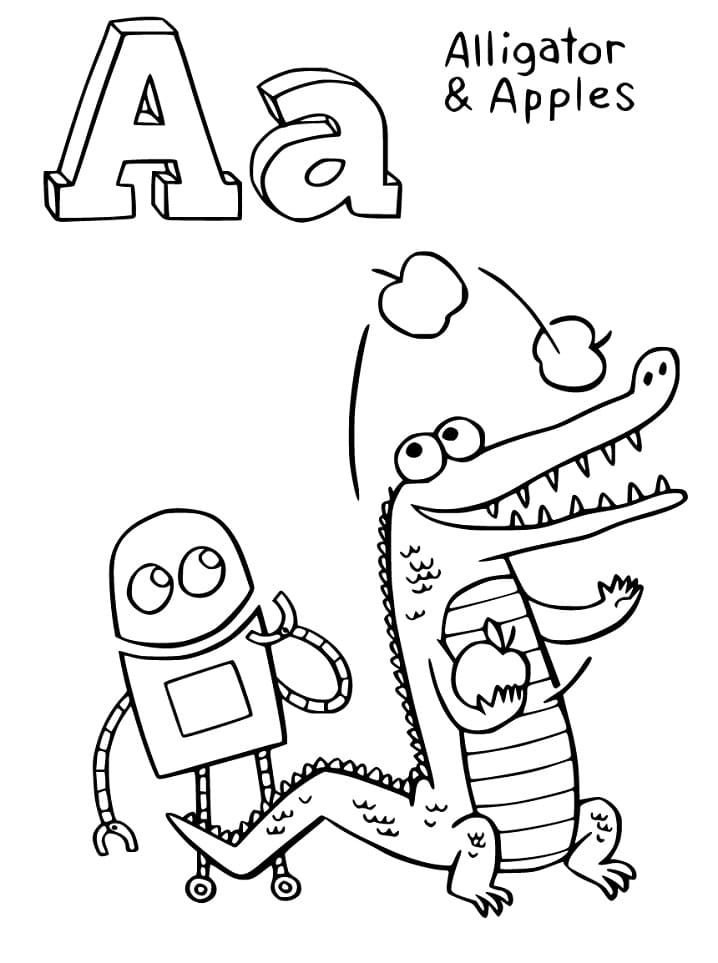StoryBots Letter A Coloring Game StoryBots Letter A