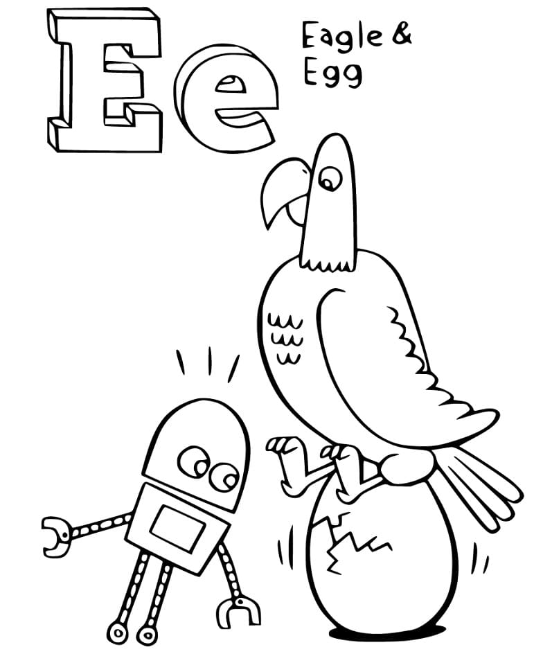 StoryBots Letter E Coloring Game StoryBots Letter E
