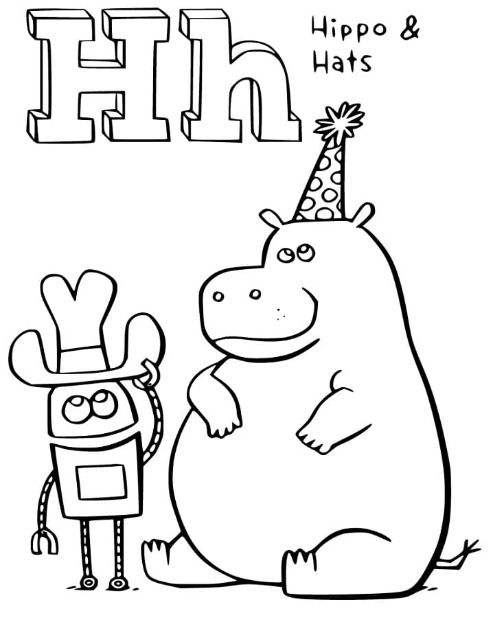 StoryBots Letter H Coloring Game StoryBots Letter H