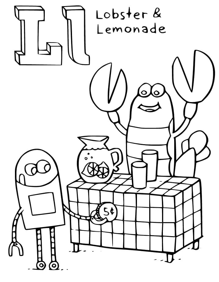 StoryBots Letter L Coloring Game StoryBots Letter L