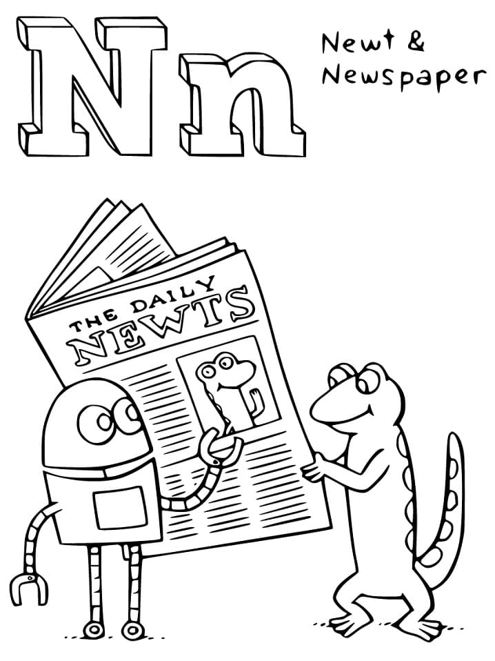 StoryBots Letter N Coloring Game StoryBots Letter N