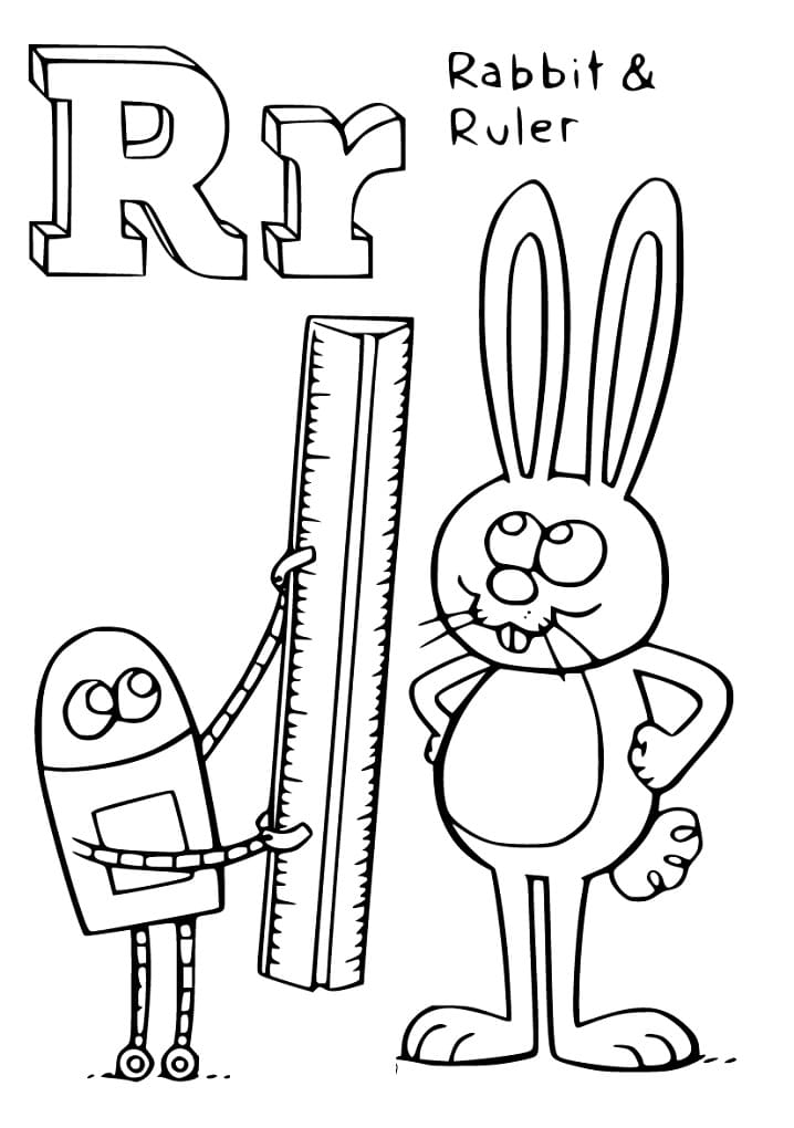 StoryBots Letter R Coloring Game StoryBots Letter R