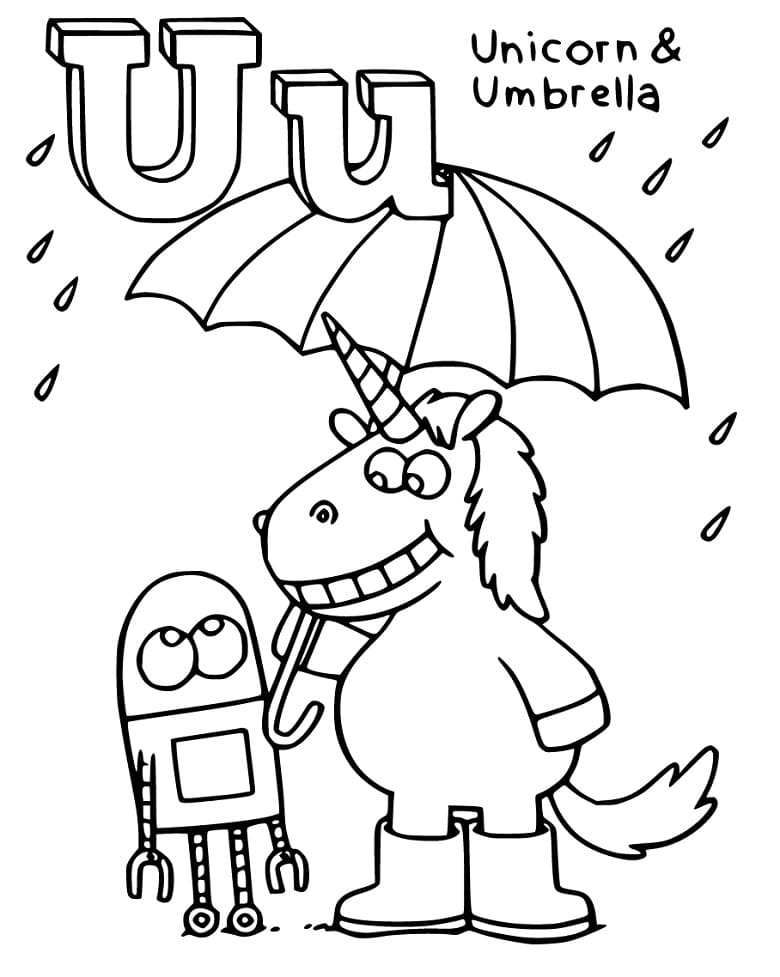 StoryBots Letter U Coloring Game StoryBots Letter U