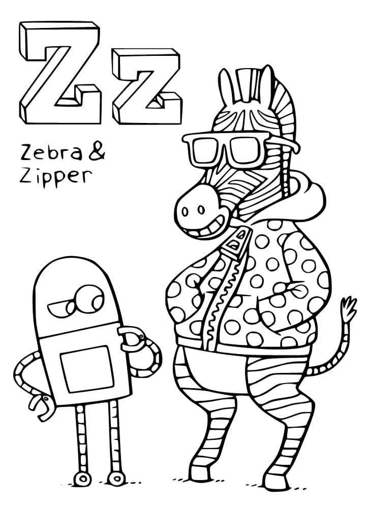 StoryBots Letter Z Coloring Game StoryBots Letter Z