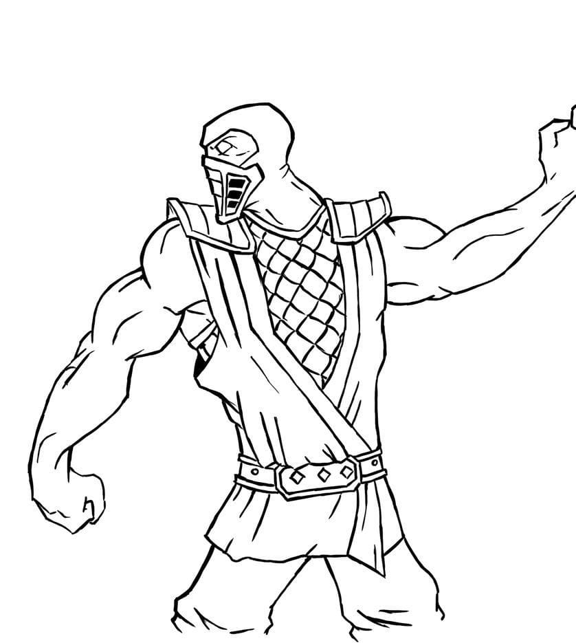 Sub-zero Mk Coloring - Play Free Coloring Game Online