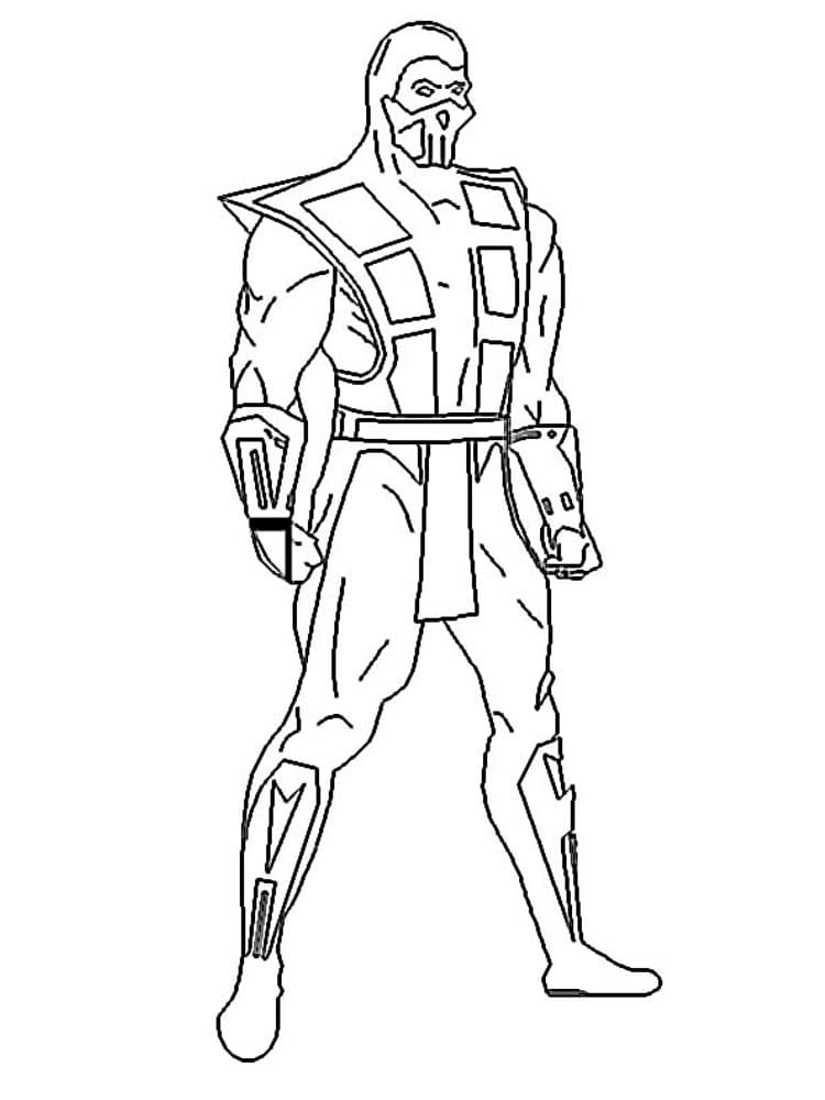 Sub-Zero Mortal Kombat 3 Coloring Game Sub-Zero Mortal Kombat 3