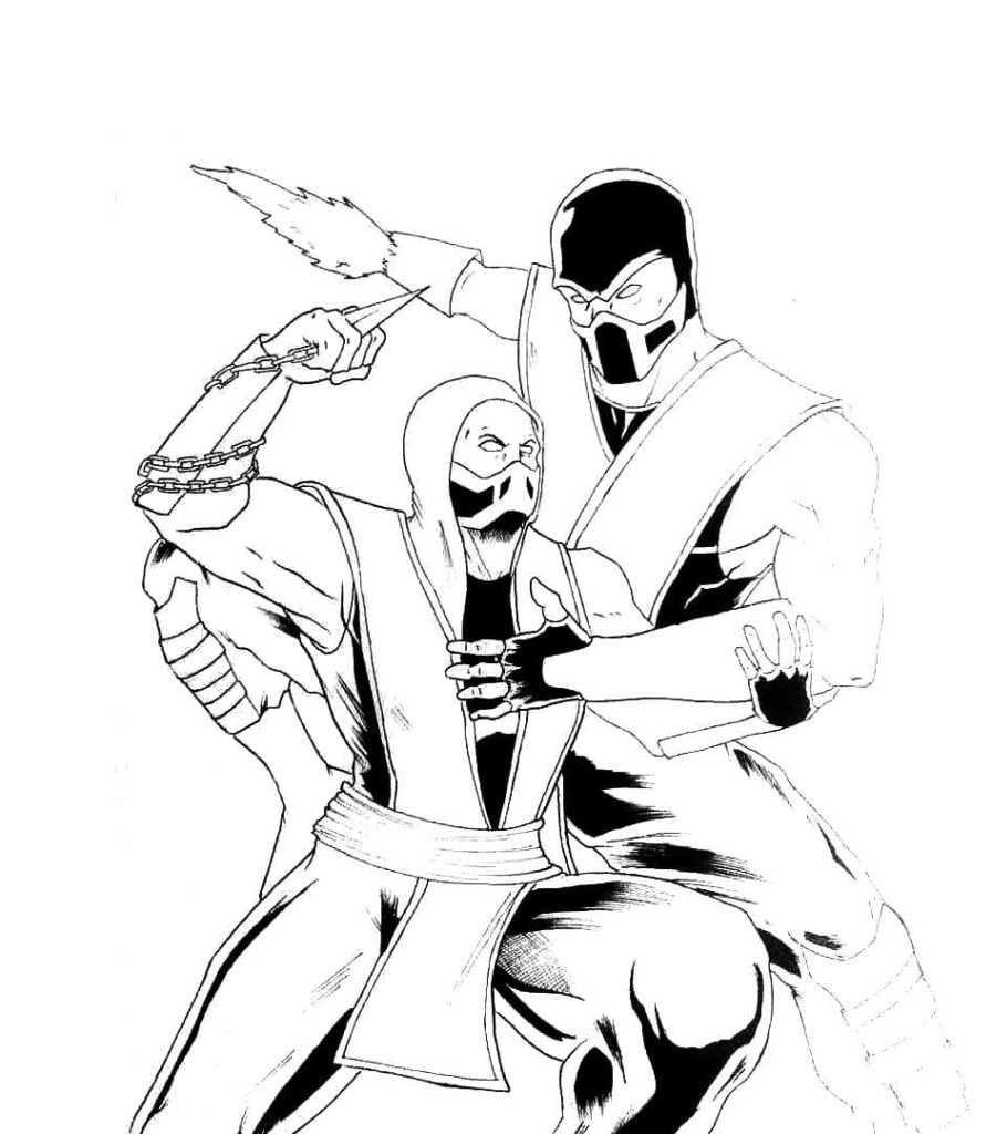 Awesome Sub-Zero Coloring - Play Free Coloring Game Online