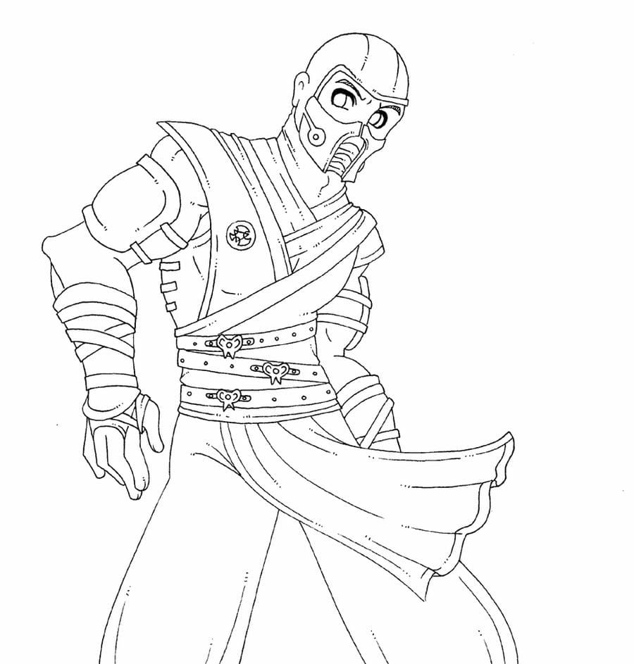 Sub-Zero from MK Coloring Game Sub-Zero from MK