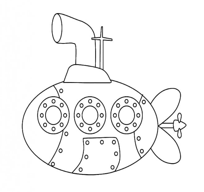 Submarine Free Printable