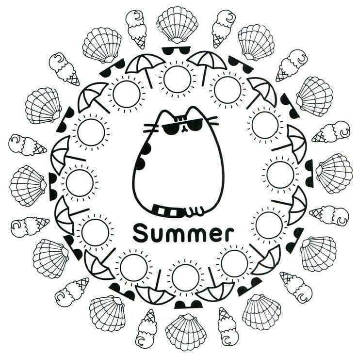 Summer Pusheen