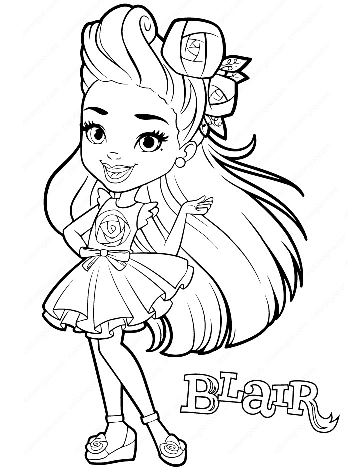 Sunny Day Blair Coloring Game Sunny Day Blair