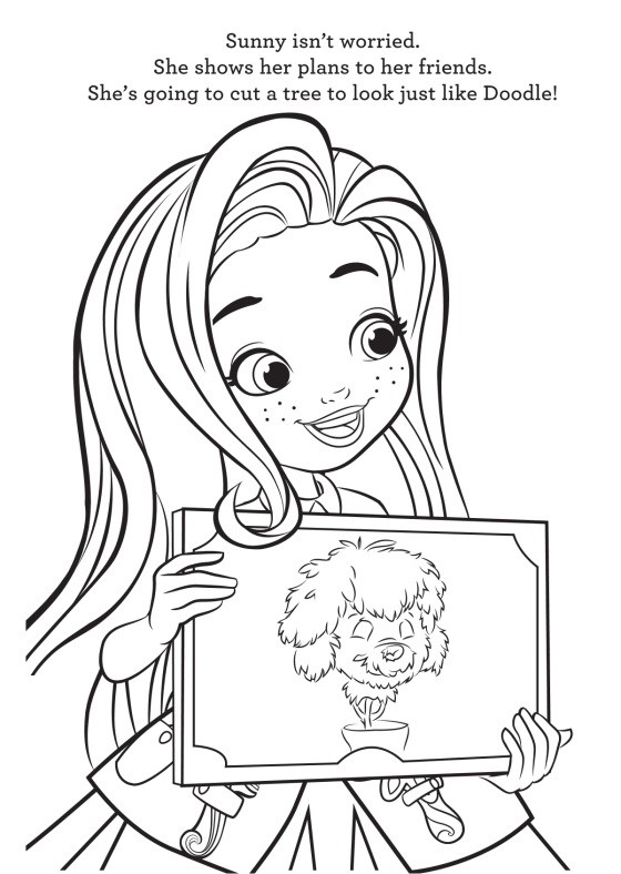 Sunny and Picture Coloring Game Sunny and Picture