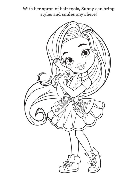 Rox from Sunny Day Coloring - Play Free Coloring Game Online