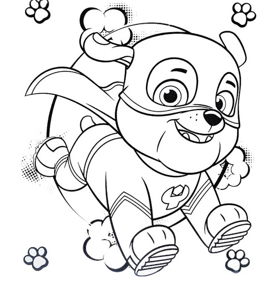 Super Hero Rubble Coloring Game Super Hero Rubble