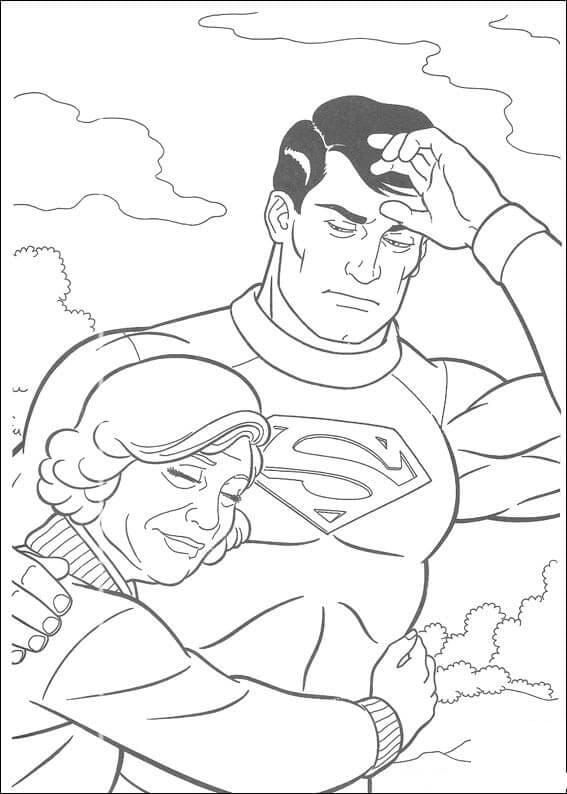 Superman Saves a Woman Coloring Game Superman Saves a Woman