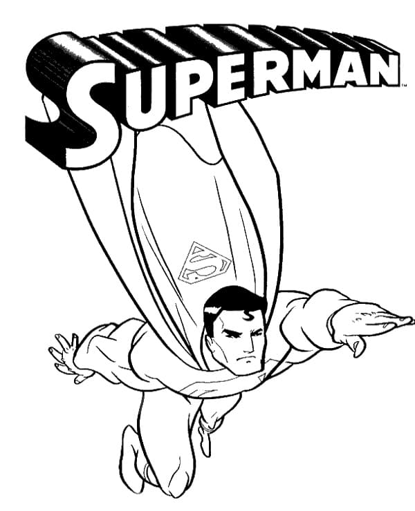 Superman for Kid Coloring Game Superman for Kid