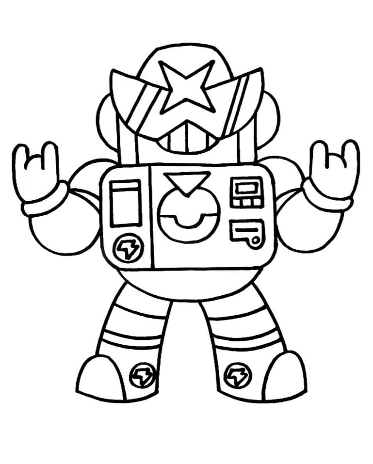 Surge Brawl Stars 2 Coloring Game Surge Brawl Stars 2