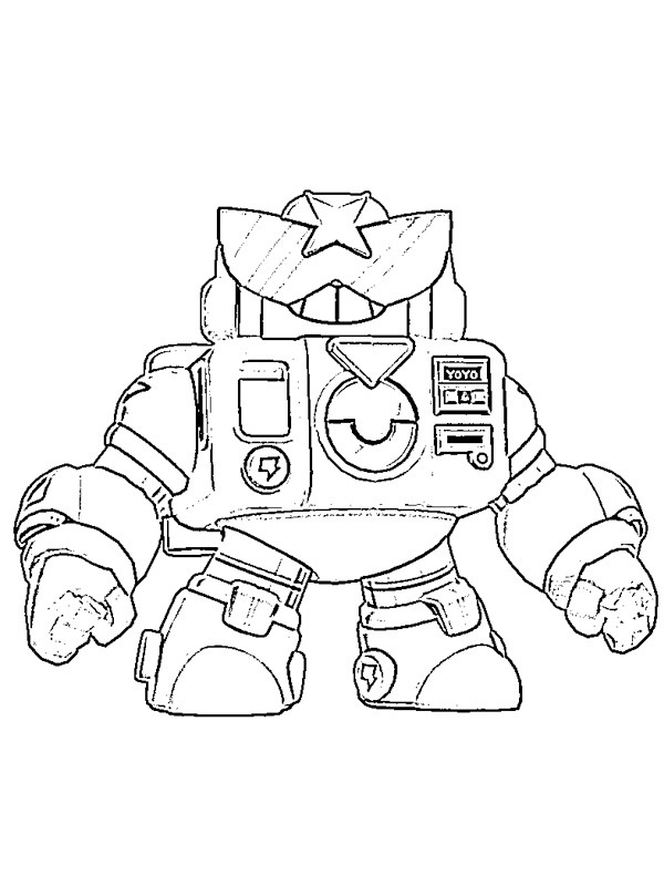 Surge Brawl Stars 3 Coloring Game Surge Brawl Stars 3