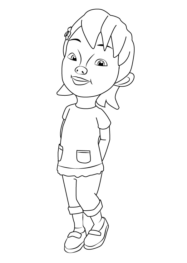 Susanti from Upin and Ipin