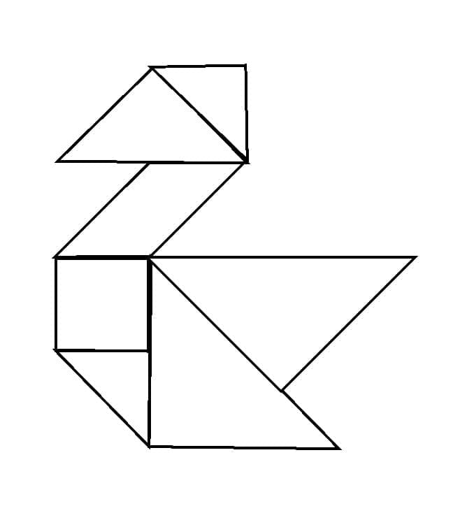 Swan Tangram